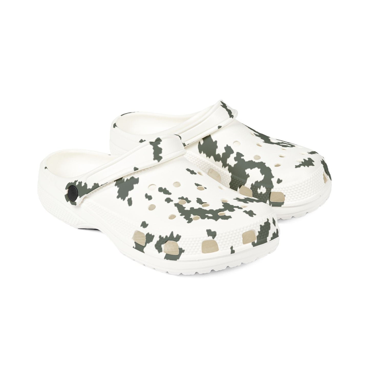 M05 Snow Camo EVA Clog _ Concealing Coloration