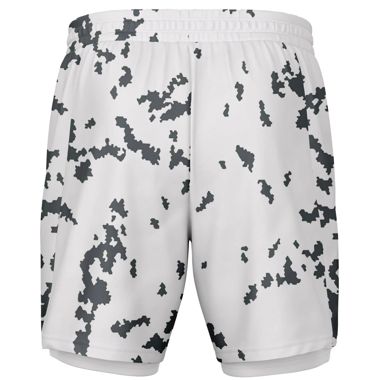 M05 Snow Camo Lined Shorts 7" _ Concealing Coloration