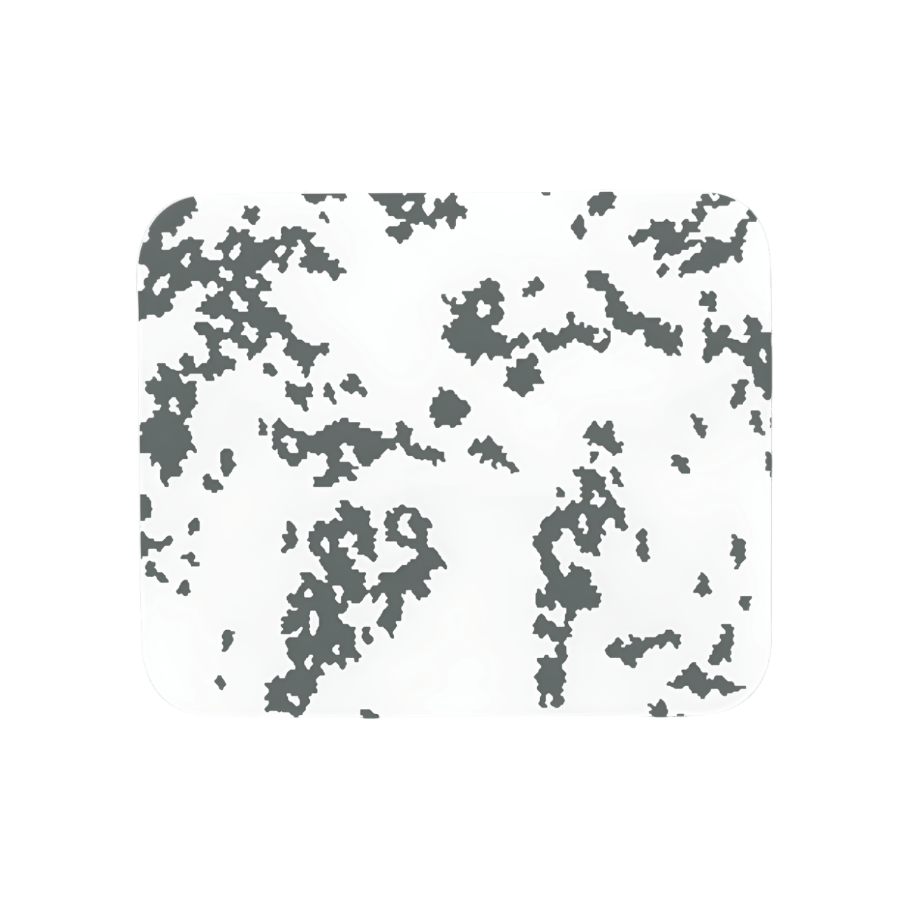 M05 Snow Camo Mouse Pad Speckled Grey White Patterned Rectangular
