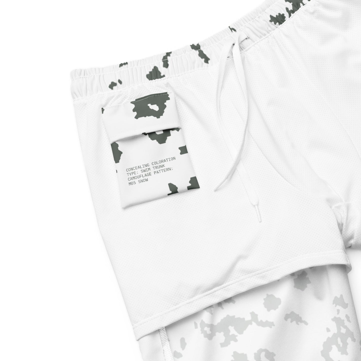 M05 Snow Camo Swim Trunks _ Concealing Coloration