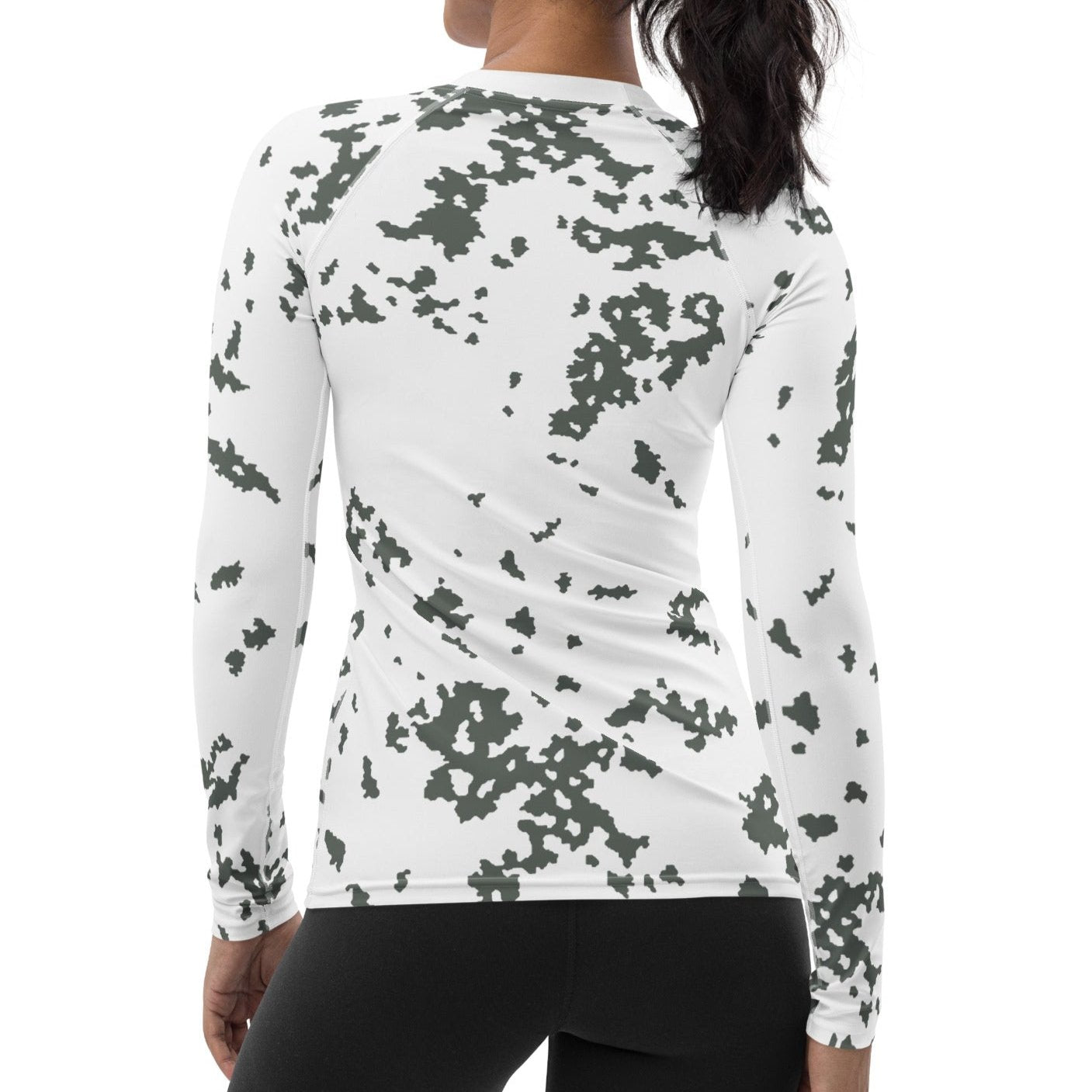 M05 Snow Camo Women's Long-sleeve Base Layer - Concealing Coloration