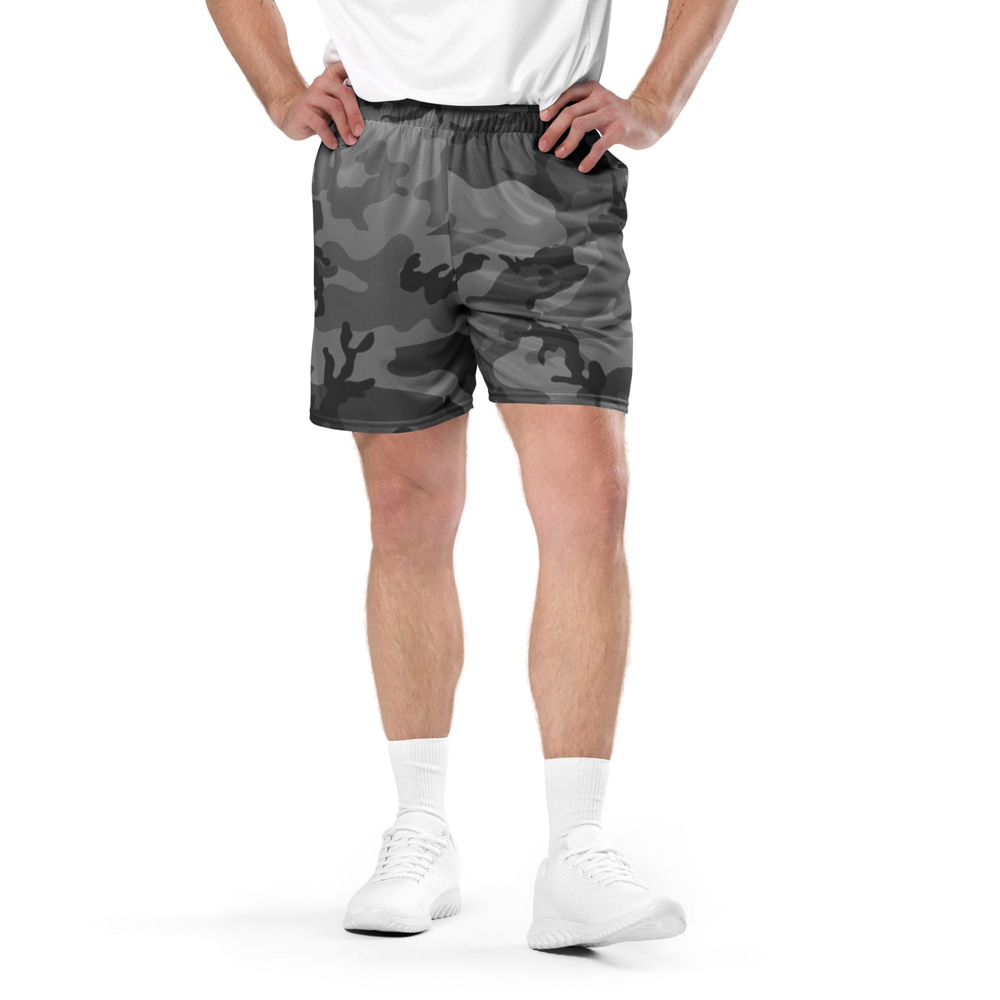 M81 Urban Camo Basketball Shorts (Gray-Dominant) _ Concealing Coloration
