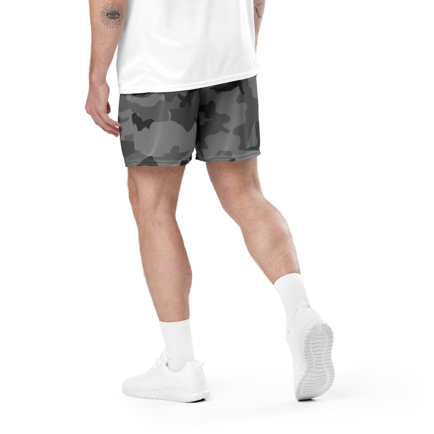 M81 Urban Camo Basketball Shorts (Gray-Dominant) _ Concealing Coloration