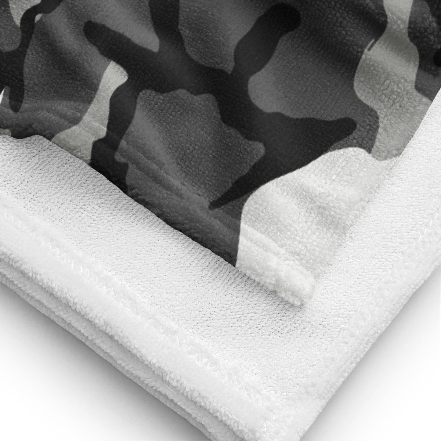 M81 Urban Camo Bath Towel _ Concealing Coloration