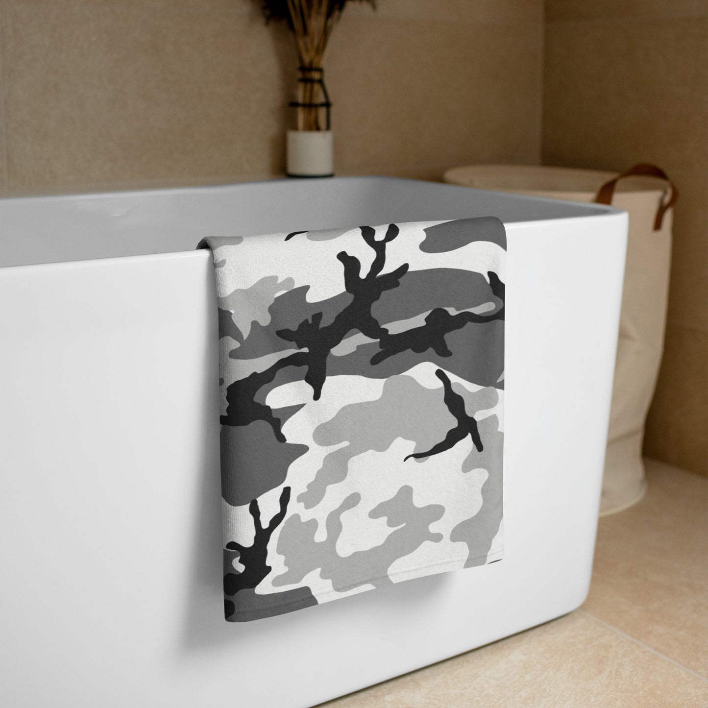 M81 Urban Camo Bath Towel - Concealing Coloration