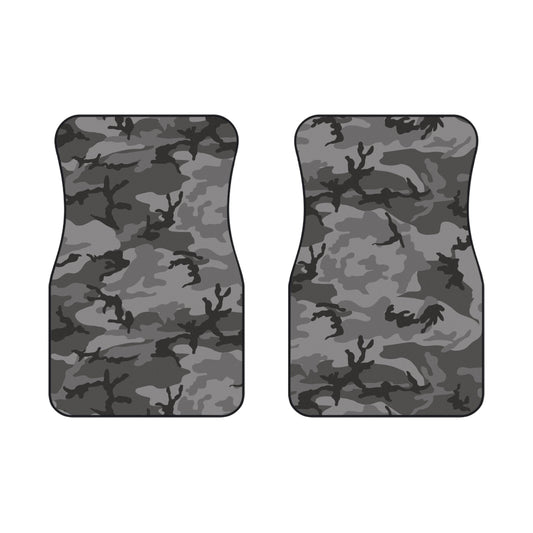 M81 Urban Camo Front Seat Car Mats (Set of 2) (Gray-Dominant) - Concealing Coloration
