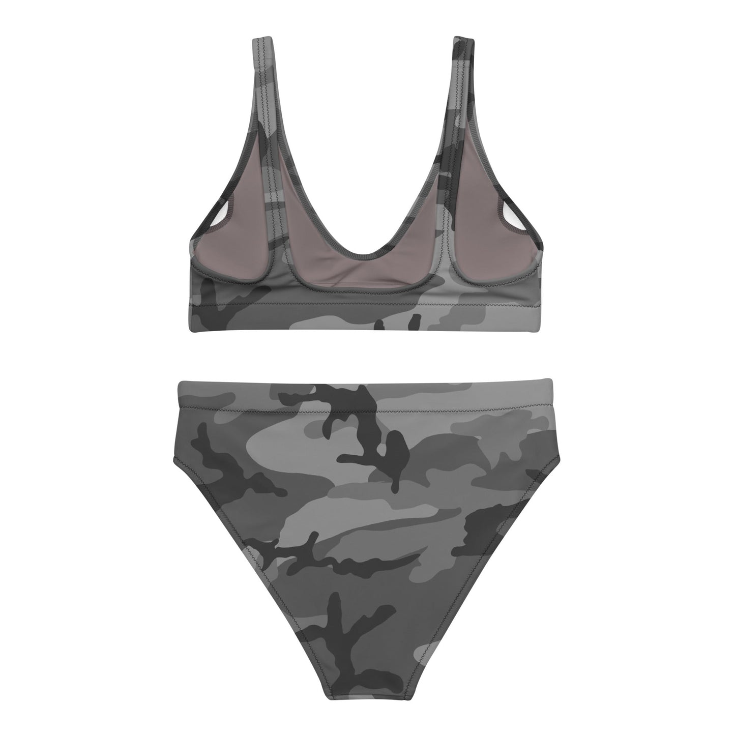 M81 Urban Camo High-waisted Bikini Set (Gray-Dominant Variation) _ Concealing Coloration