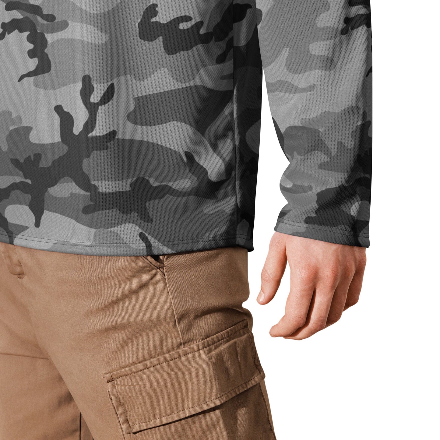 M81 Urban Camo Hockey Jersey (Gray-Dominant) - Concealing Coloration