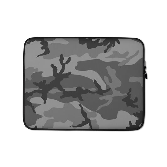 M81 Urban Camo Laptop Sleeve (Gray-Dominant) - Concealing Coloration