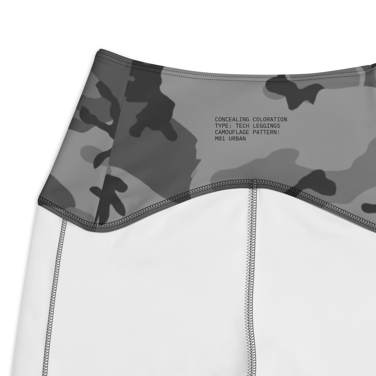 M81 Urban Camo Leggings (Gray-Dominant) - Concealing Coloration