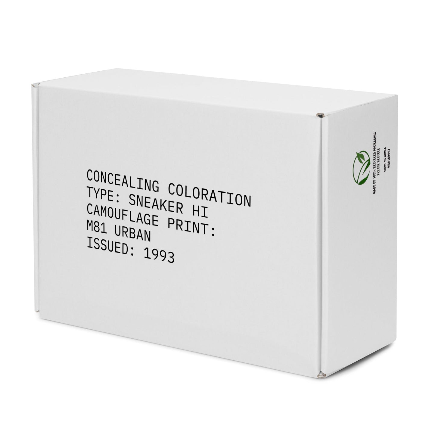 M81 Urban Camo Men's Sneaker Hi (Gray-Dominant) - Concealing Coloration