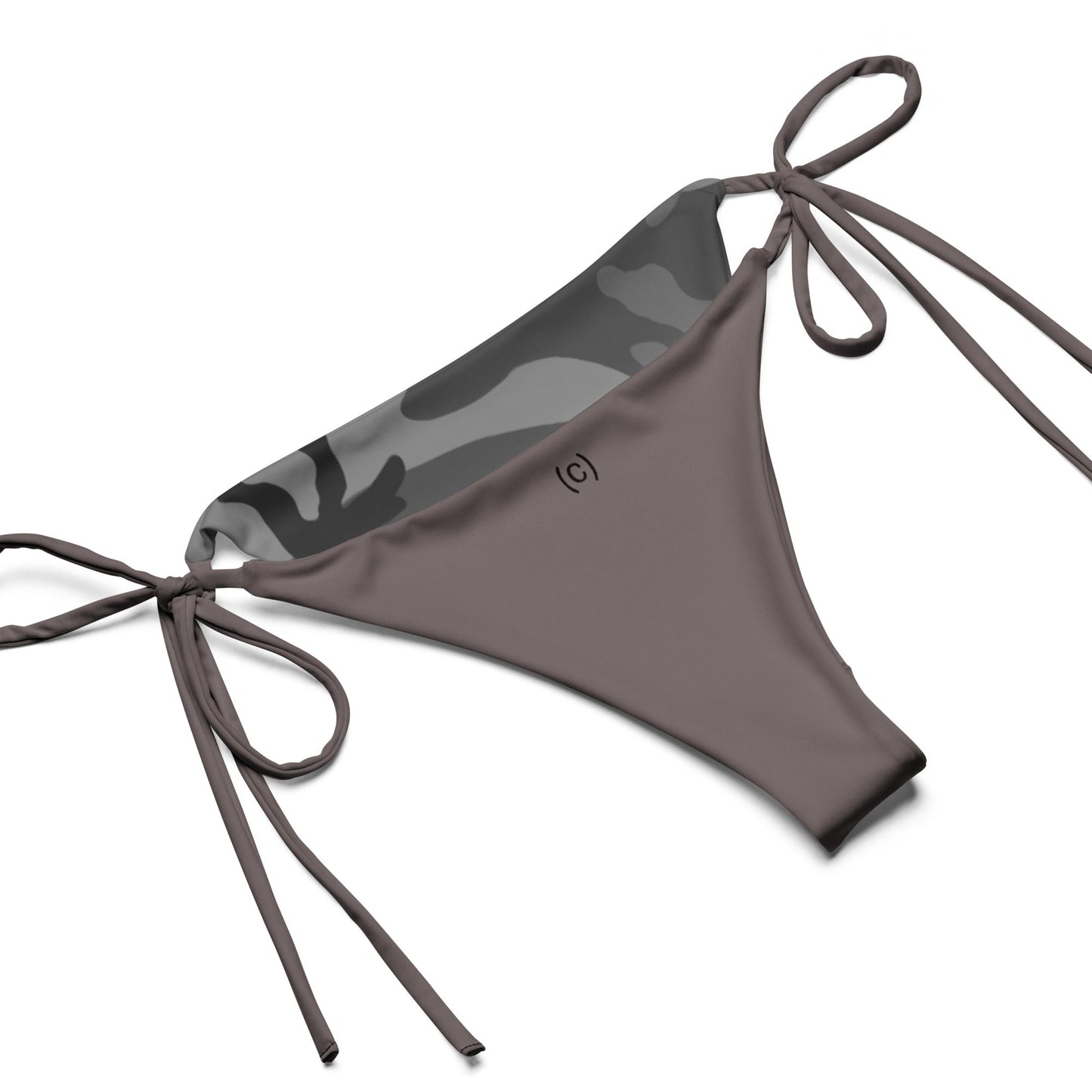M81 Urban Camo String Bikini Set (Gray-Dominant) - Concealing Coloration