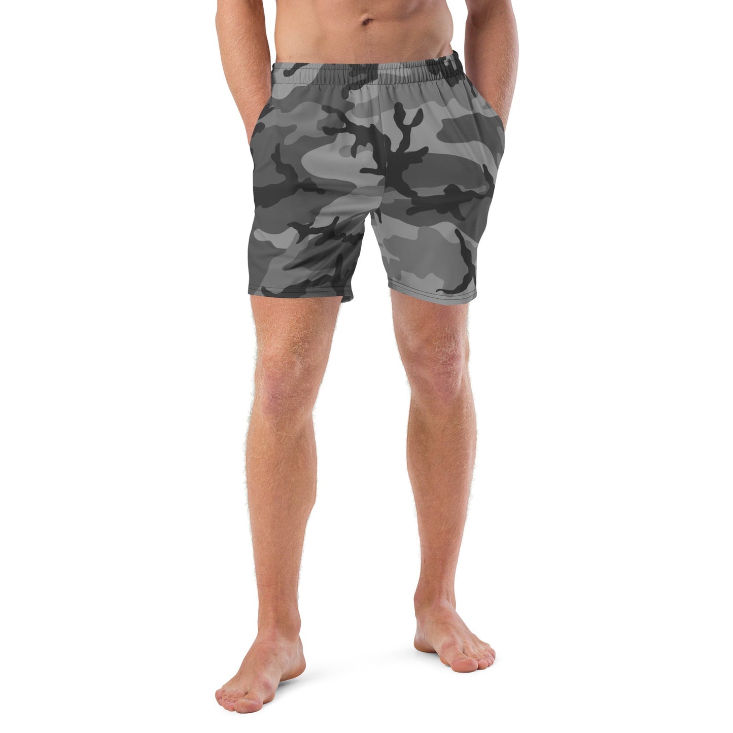 M81 Urban Camo Swim Trunks (Gray-Dominant) - Concealing Coloration