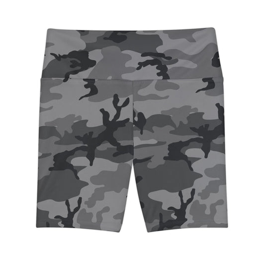 M81 Urban Camo Bike Shorts (Gray-Dominant)