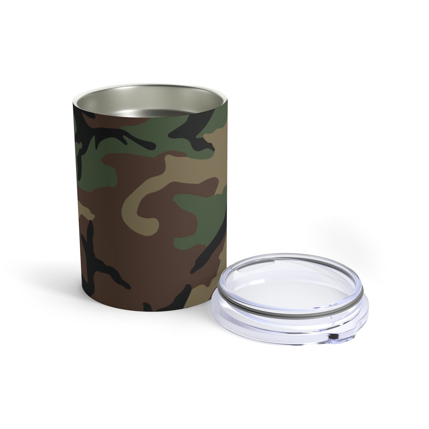 M81 Woodland Camo 10oz Tumbler _ Concealing Coloration