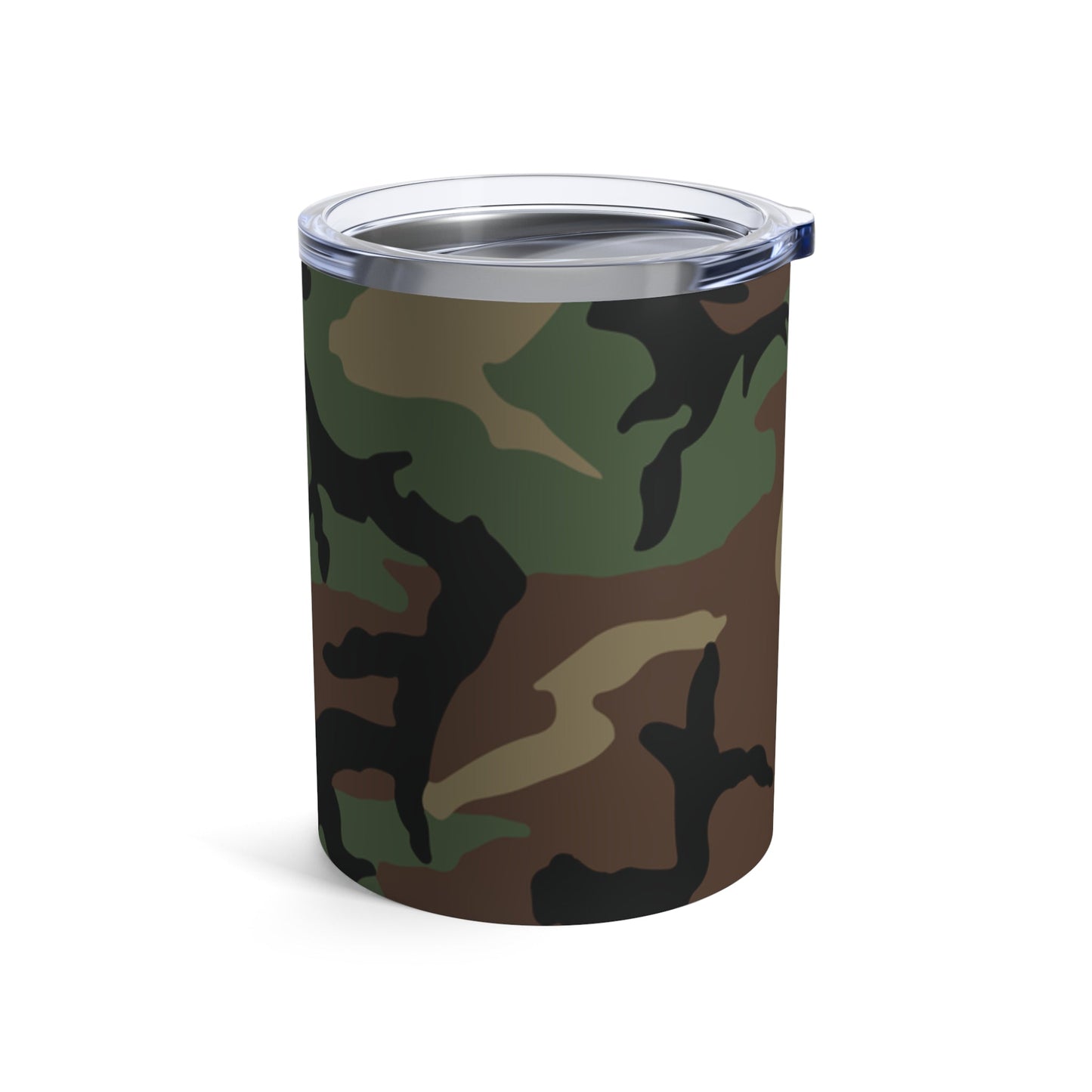 M81 Woodland Camo 10oz Tumbler _ Concealing Coloration