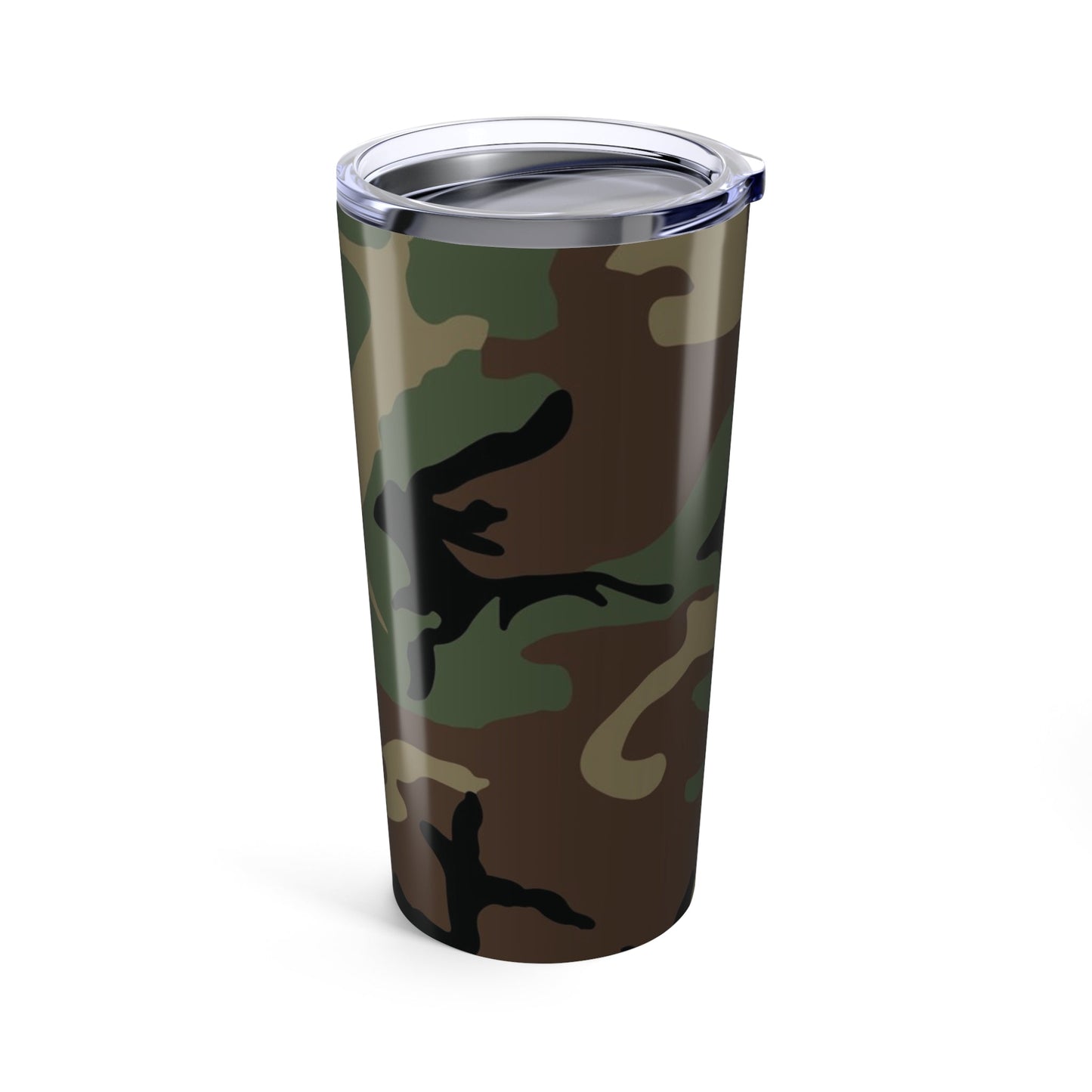 M81 Woodland Camo 20oz Tumbler _ Concealing Coloration