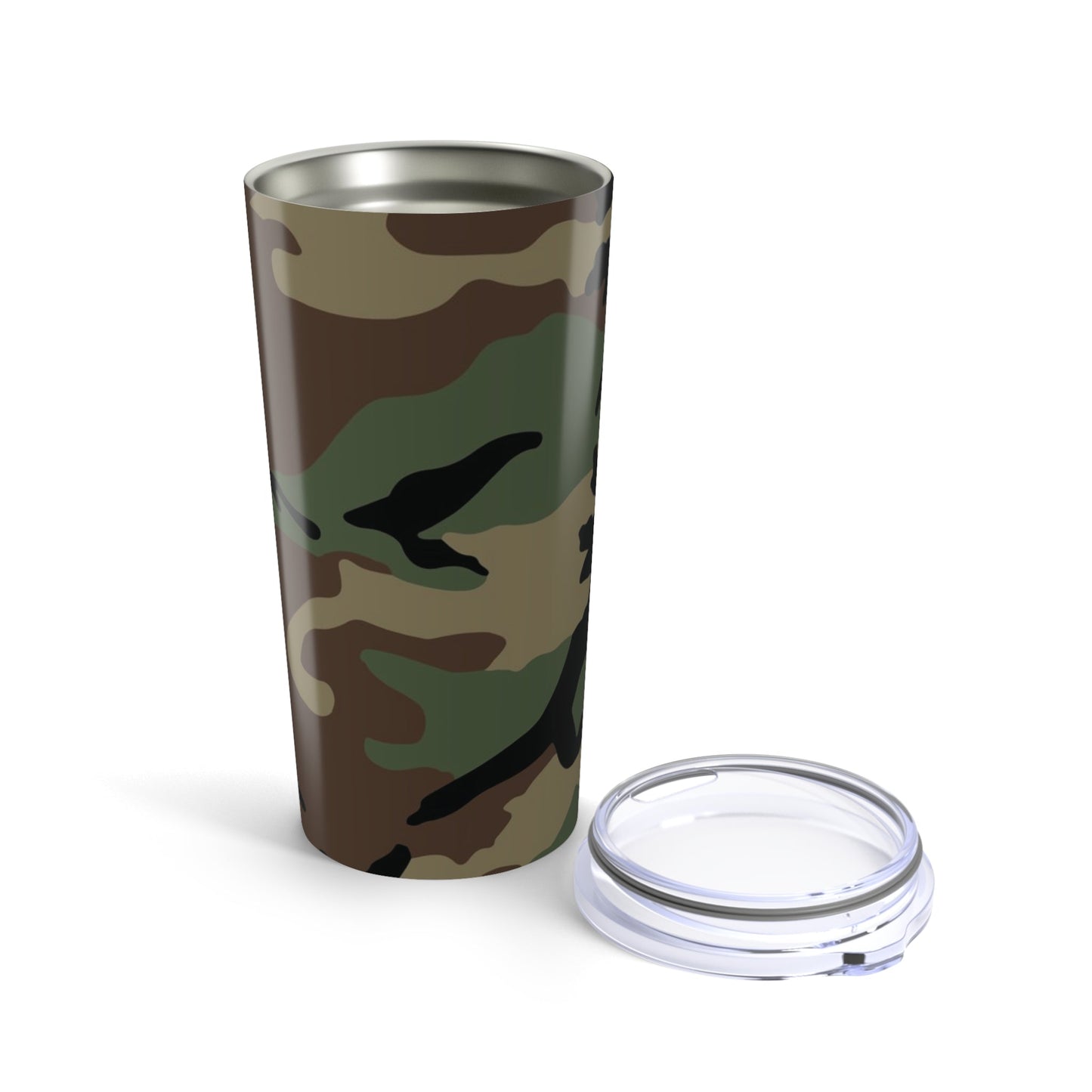 M81 Woodland Camo 20oz Tumbler _ Concealing Coloration