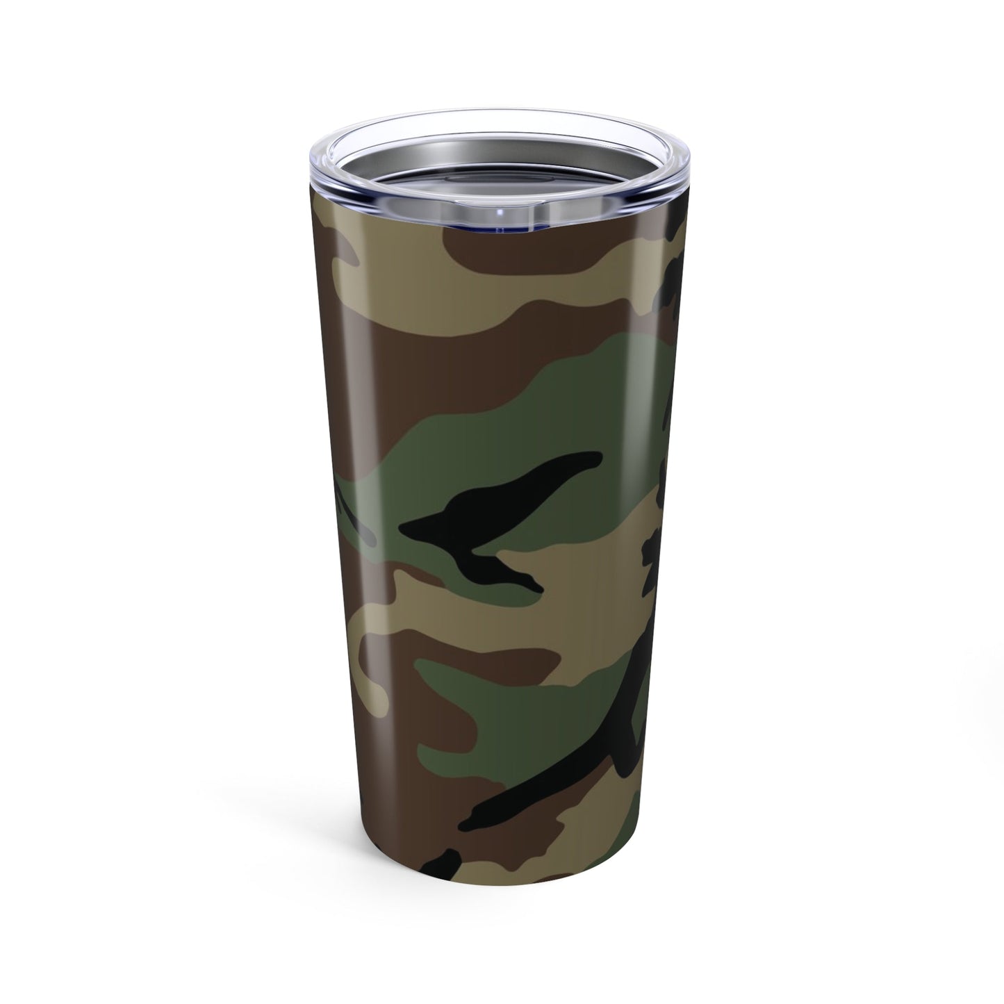 M81 Woodland Camo 20oz Tumbler _ Concealing Coloration