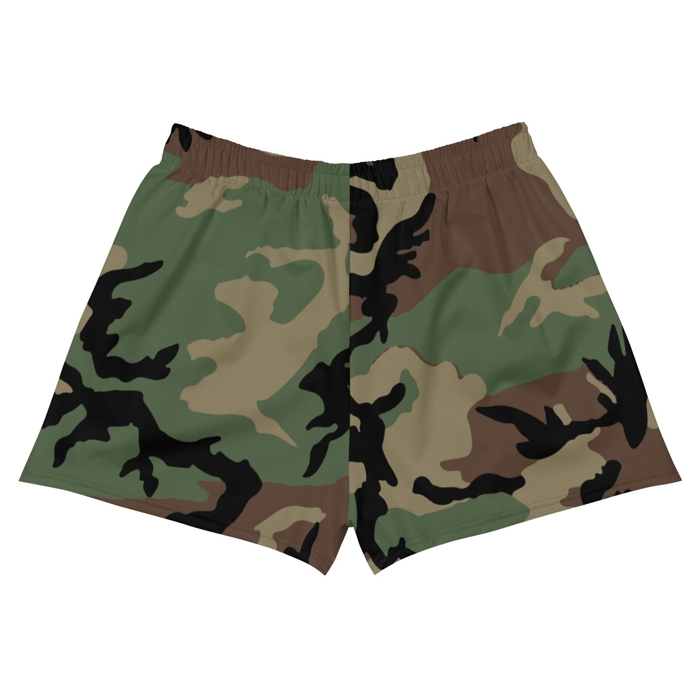 M81 Woodland Camo 2.5″ Inseam Tech Shorts - Concealing Coloration