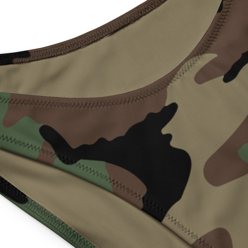 M81 Woodland Camo Bandeau Bikini Set