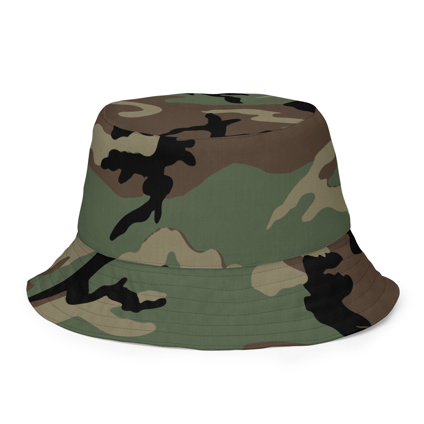 M81 Woodland Camo Bucket Hat _ Concealing Coloration