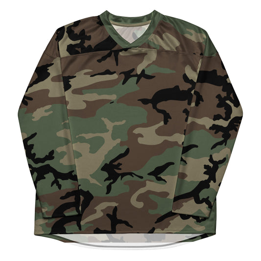 M81 Woodland Camo Hockey Jersey - Concealing Coloration