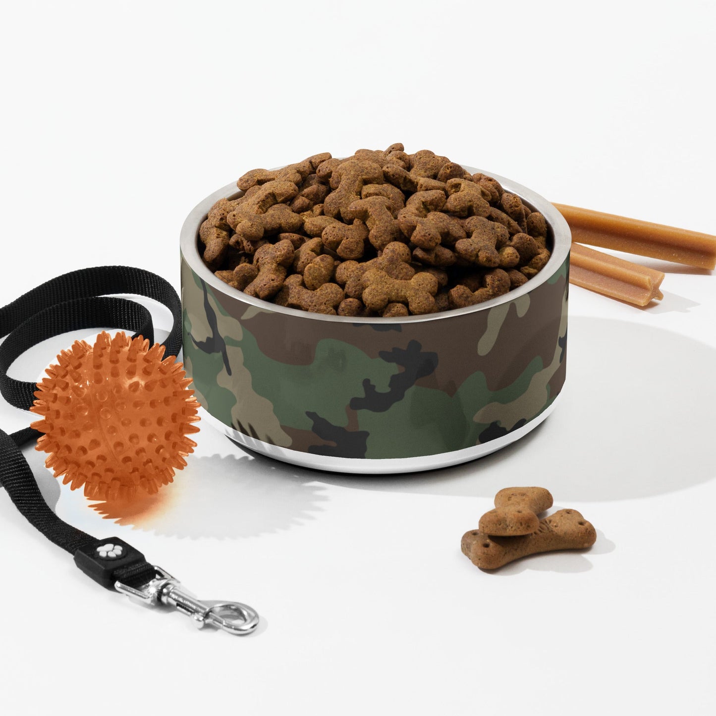 M81 Woodland Camo Pet Bowl 32oz - Concealing Coloration