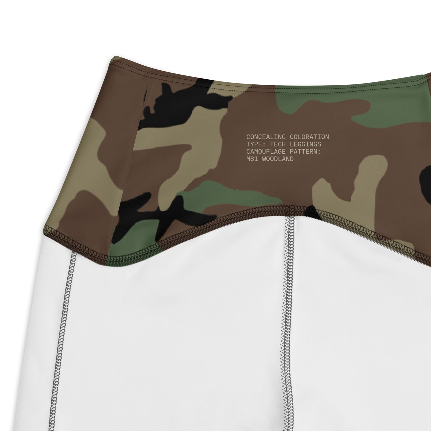 M81 Woodland Camo Tech Leggings - Concealing Coloration