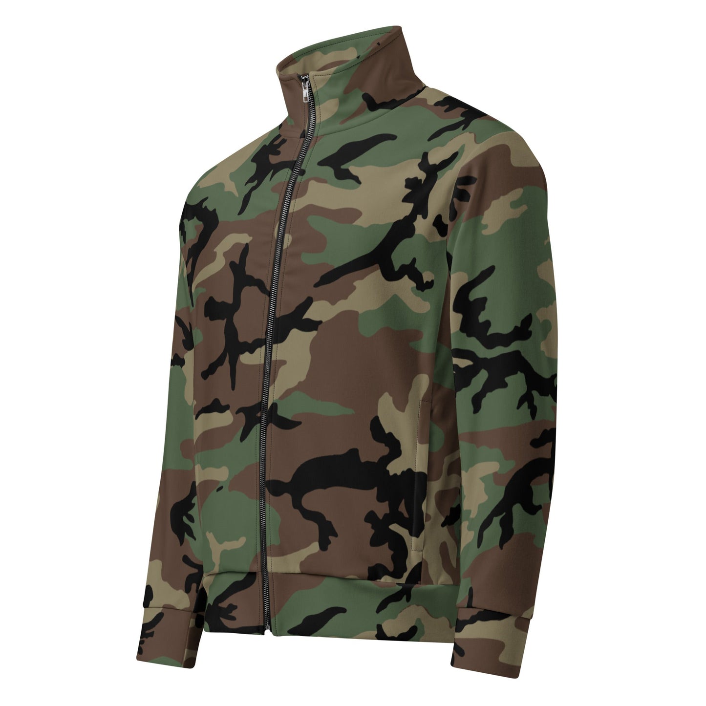 M81 Woodland Camo Track Jacket _ Concealing Coloration