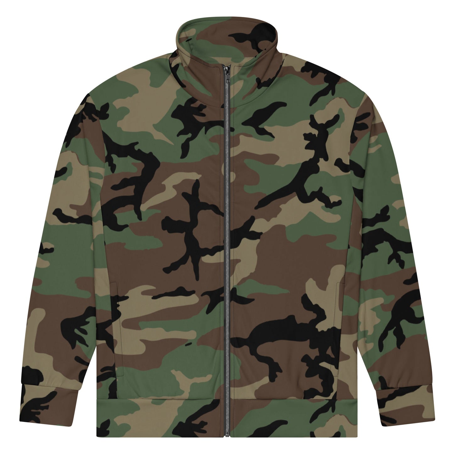M81 Woodland Camo Track Jacket _ Concealing Coloration