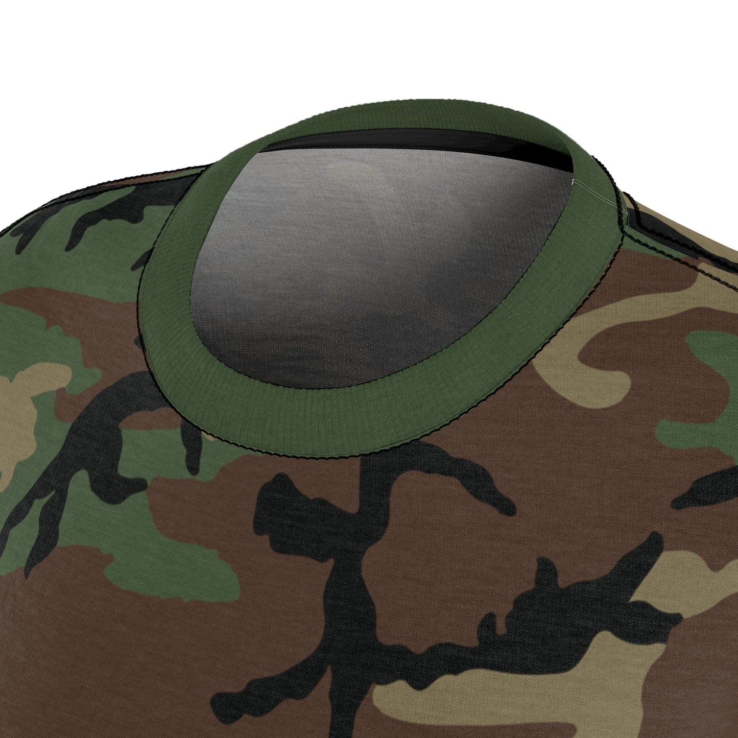 M81 Woodland Camo Women’s T-Shirt _ Concealing Coloration