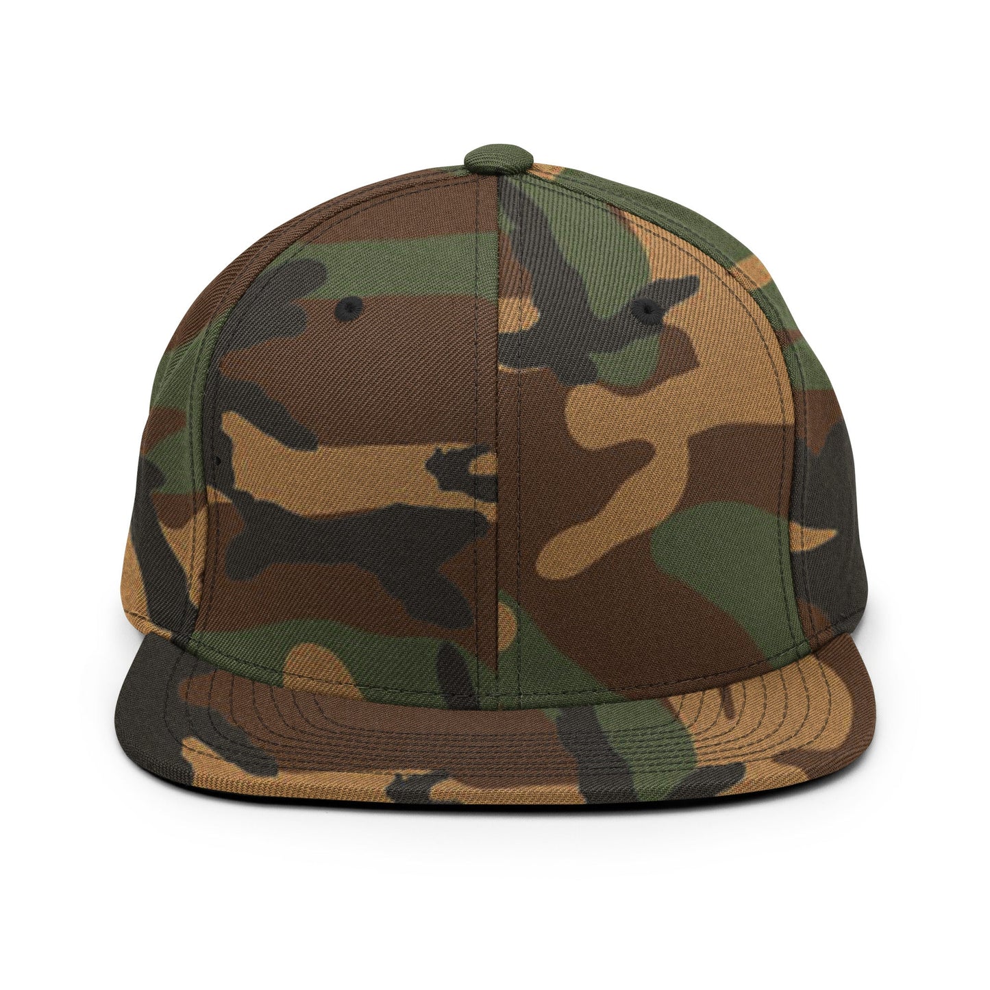 M81 Woodland Camouflage Snapback Hat 6098M _ Concealing Coloration