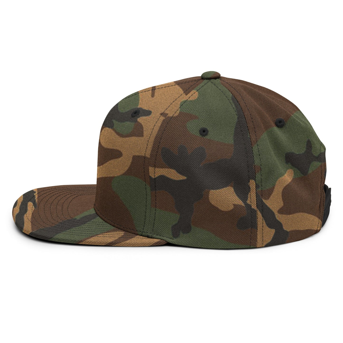 M81 Woodland Camouflage Snapback Hat 6098M _ Concealing Coloration