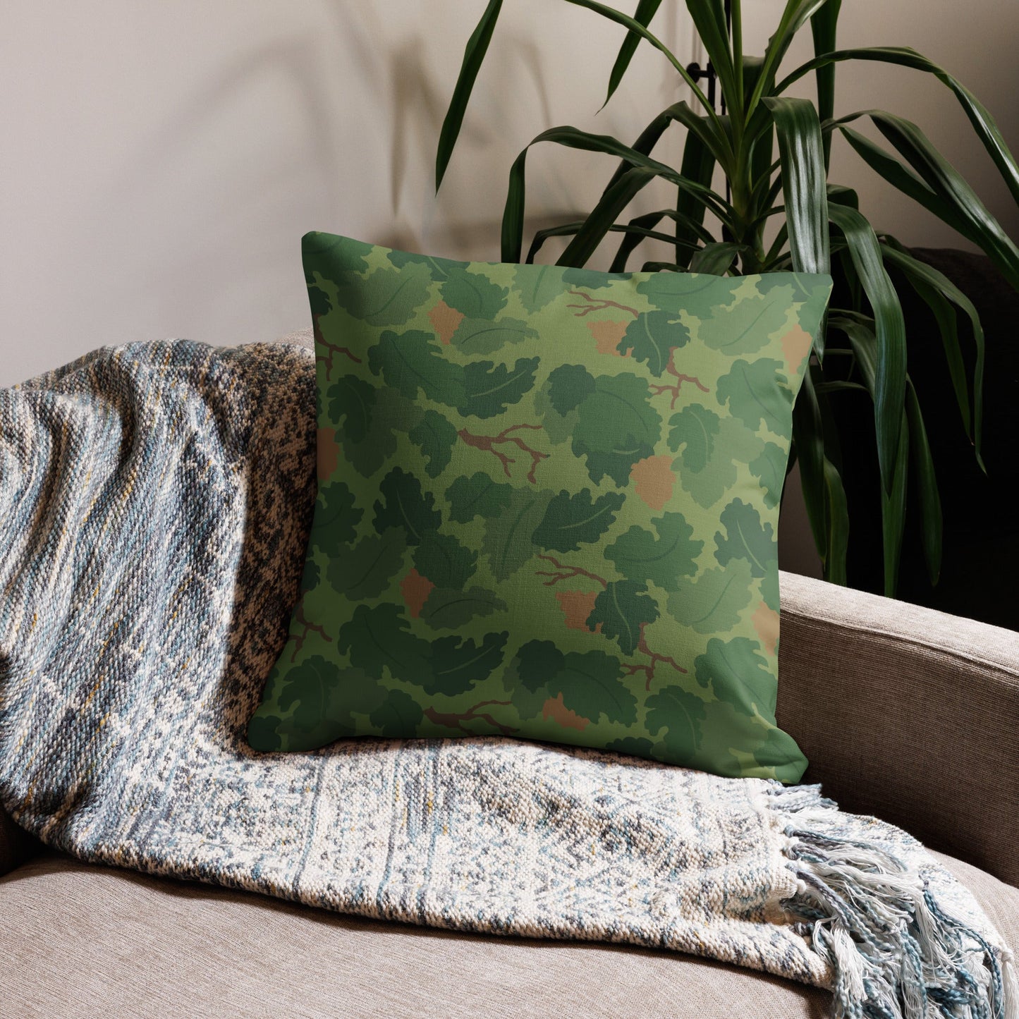 Mitchell Camo 22" Throw Pillow _ Concealing Coloration