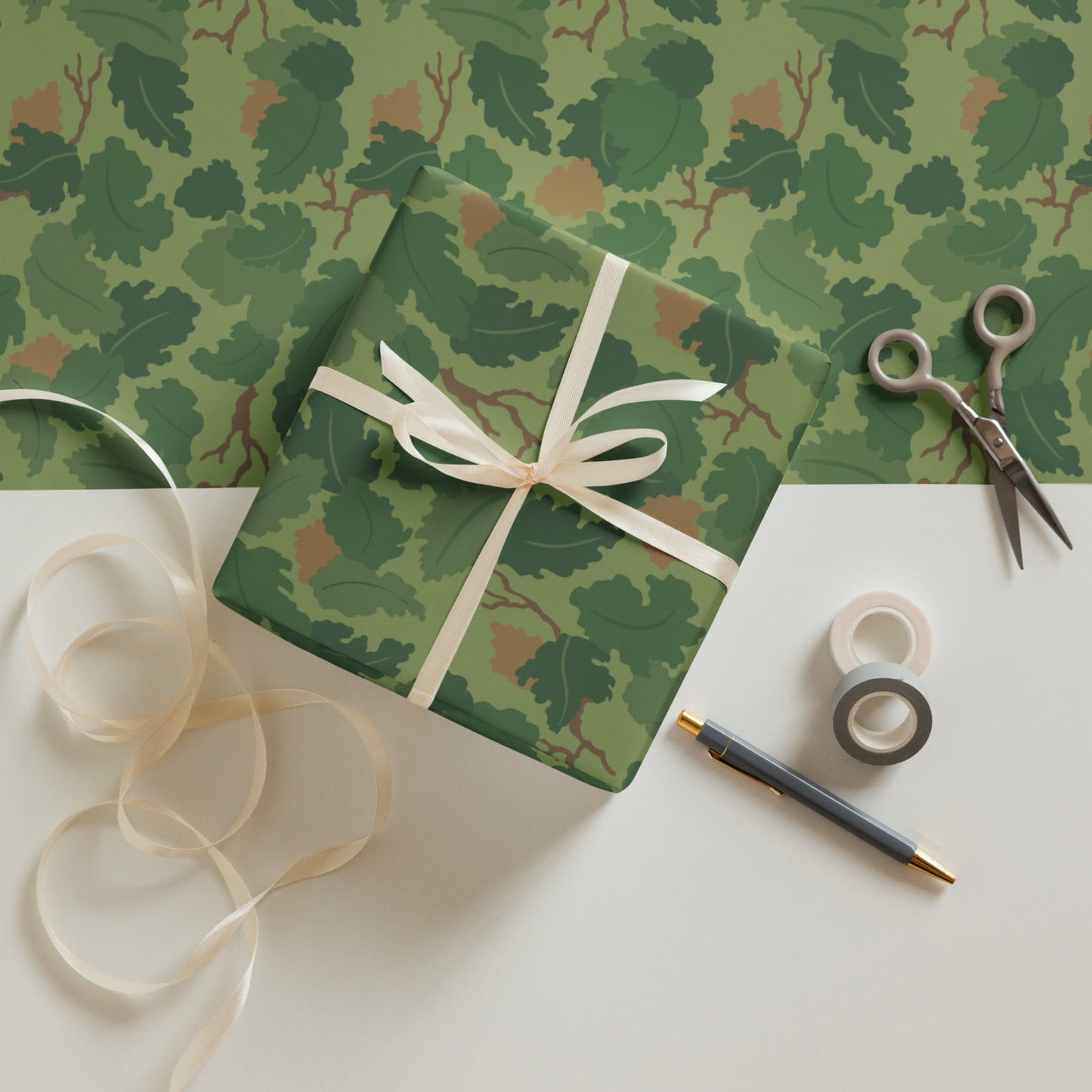 Mitchell Camo Wrapping Paper _ Concealing Coloration