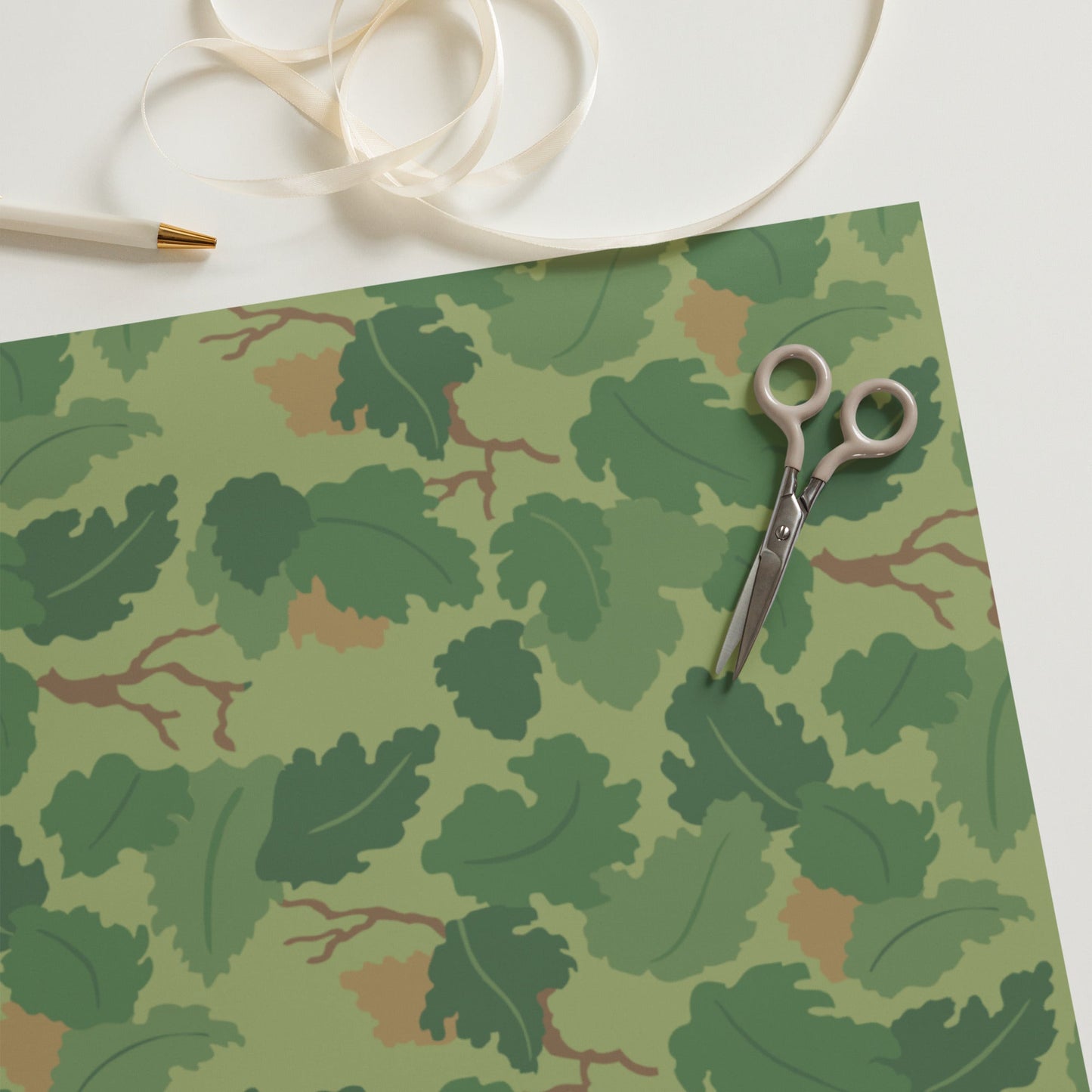 Mitchell Camo Wrapping Paper _ Concealing Coloration