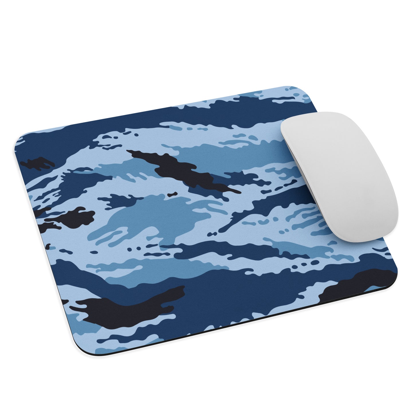 Kamysh Blue Camo Mouse Pad