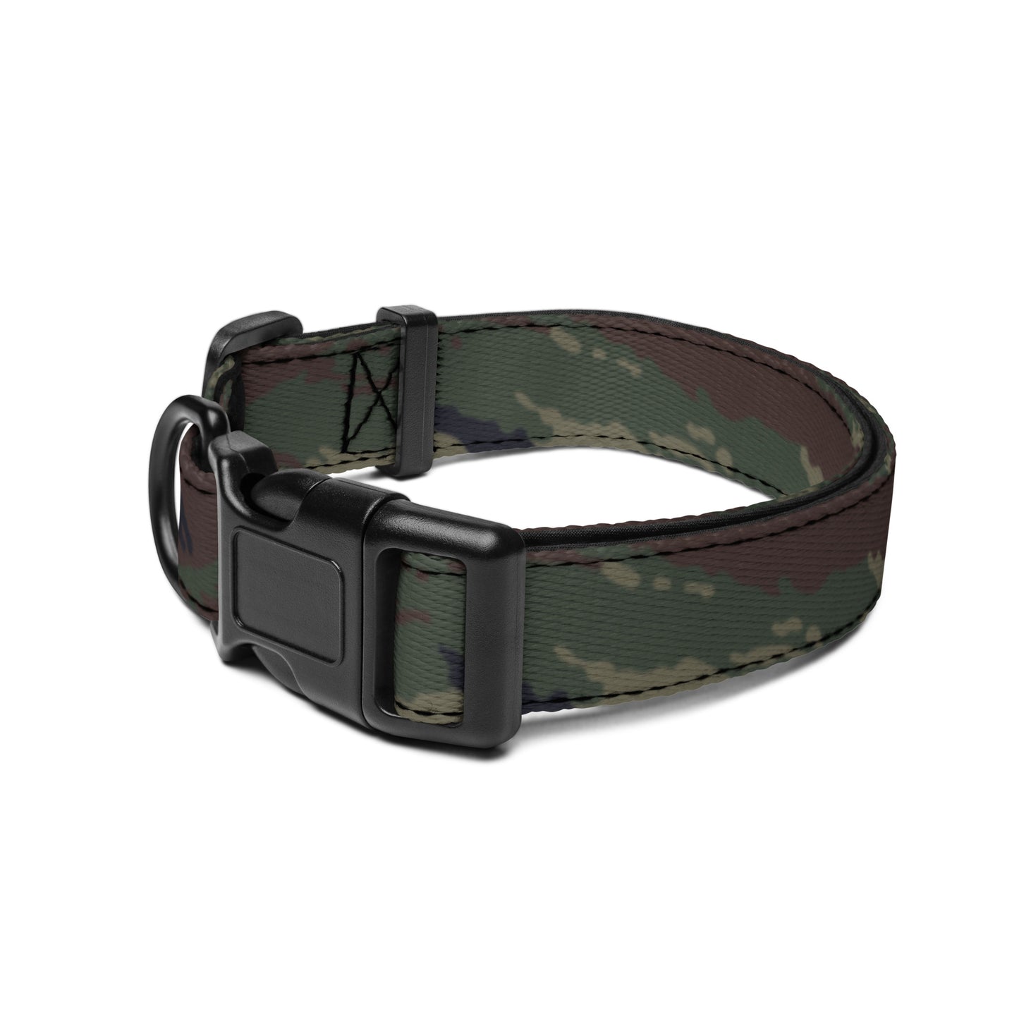 Kamysh Woodland Camo Dog Collar - Concealing Coloration