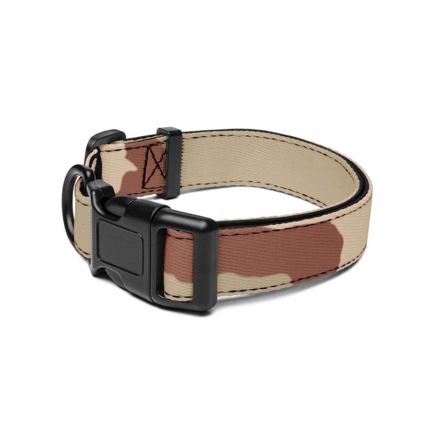 Three-Color Desert Camo Dog Collar _ Concealing Coloration