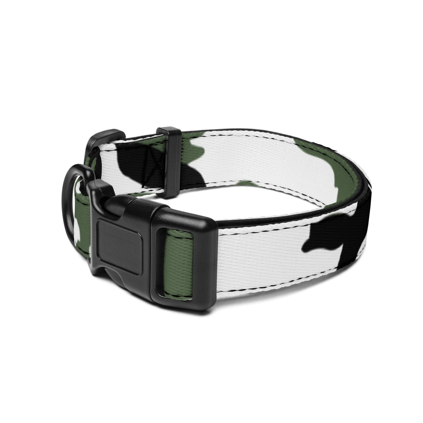 Three-Color Snow Camo Dog Collar _ Concealing Coloration
