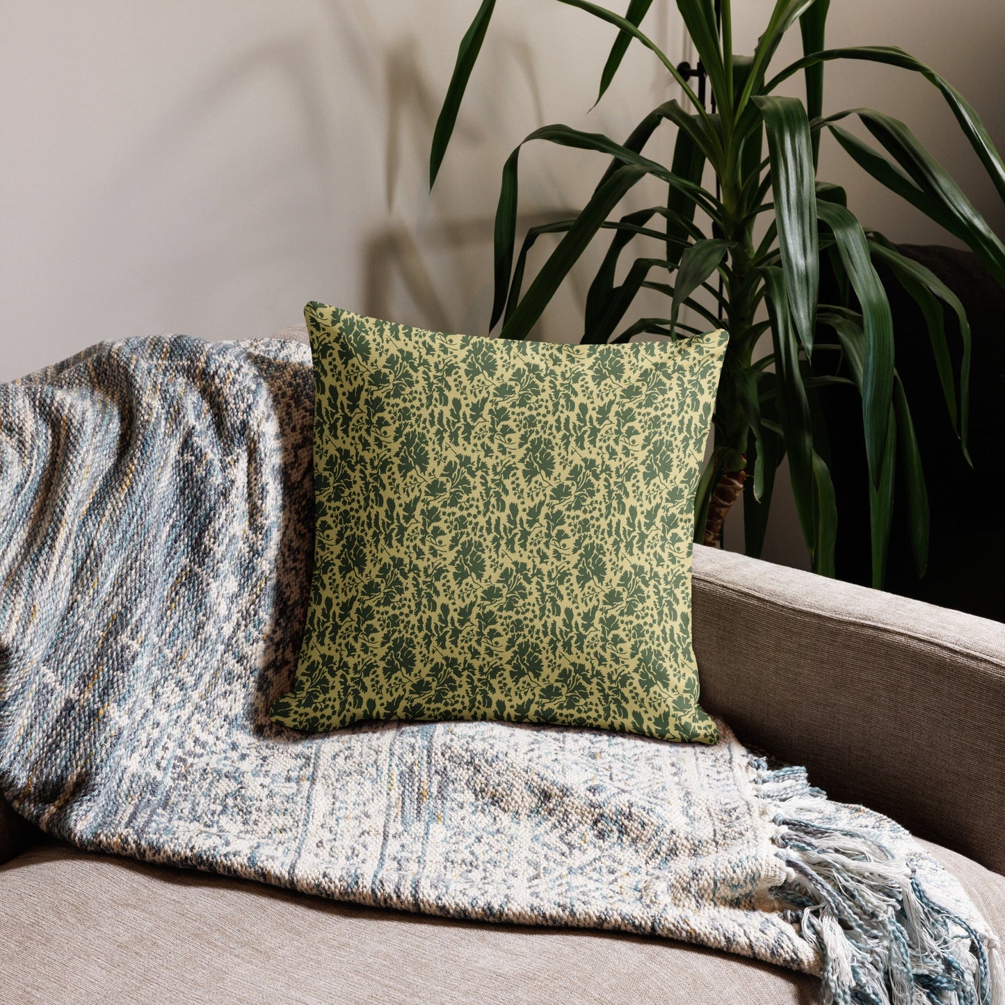 Pietruszka Camo 18" Throw Pillow _ Concealing Coloration
