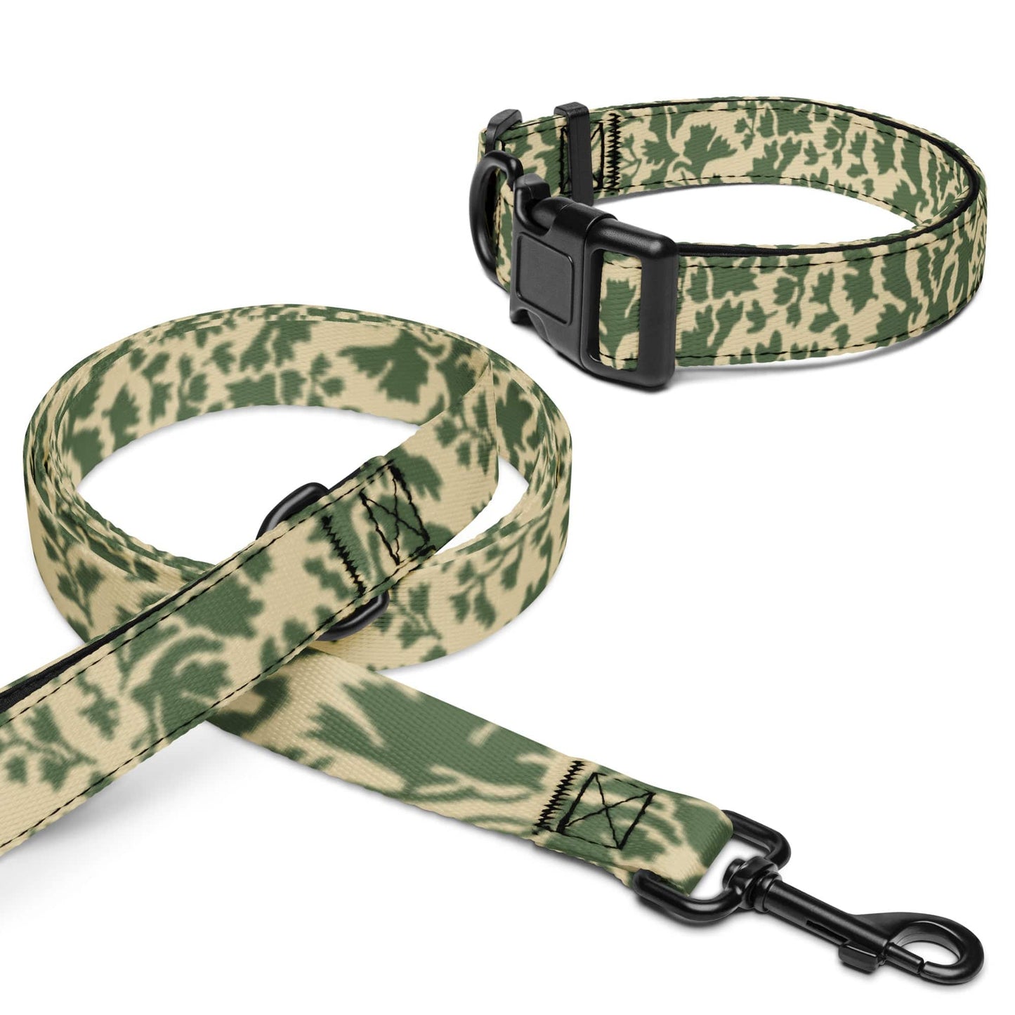 Pietruszka Camo Dog Collar & Leash Set _ Concealing Coloration