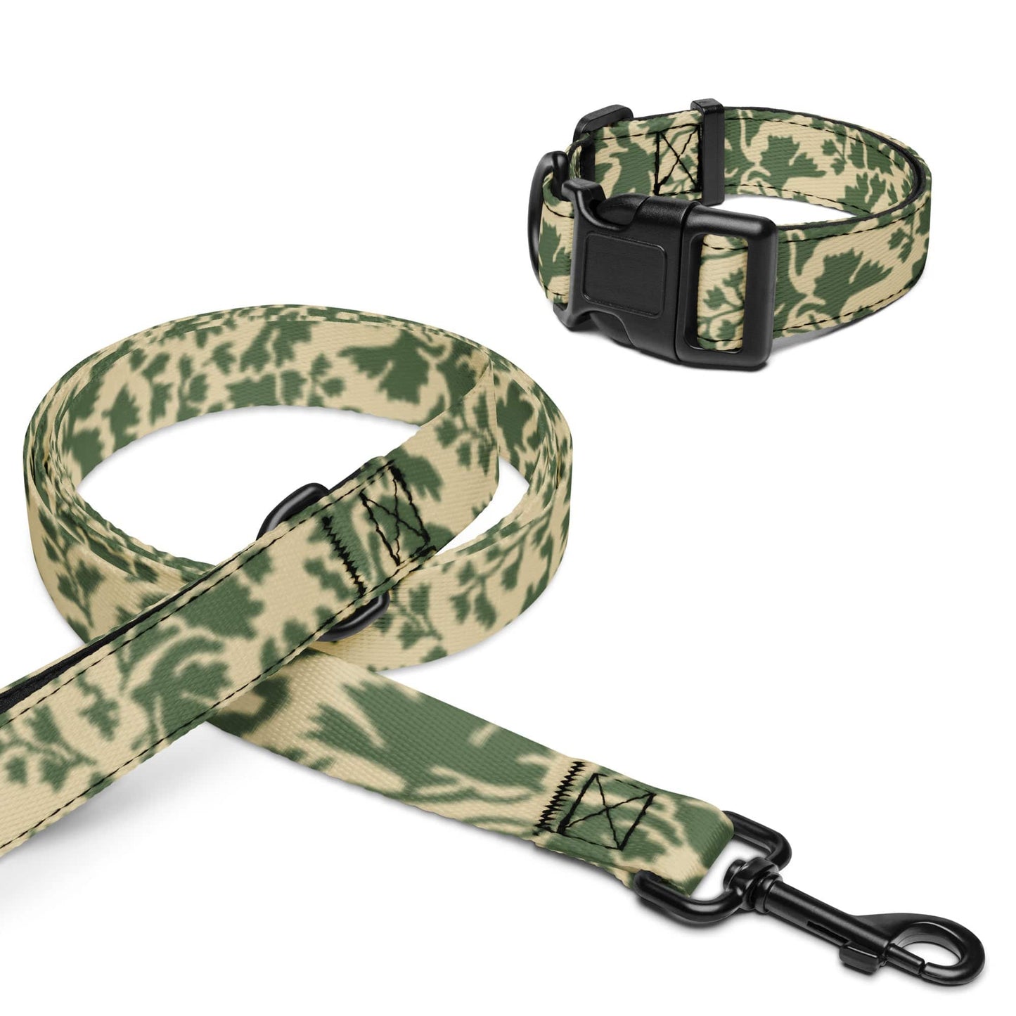 Pietruszka Camo Dog Collar & Leash Set _ Concealing Coloration