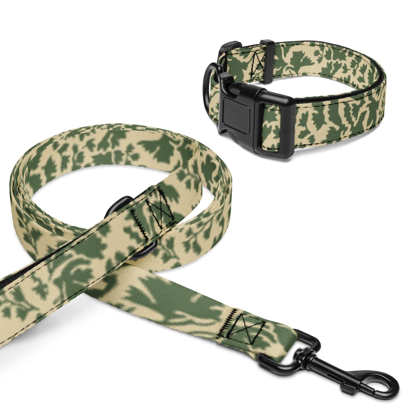 Pietruszka Camo Dog Collar & Leash Set _ Concealing Coloration