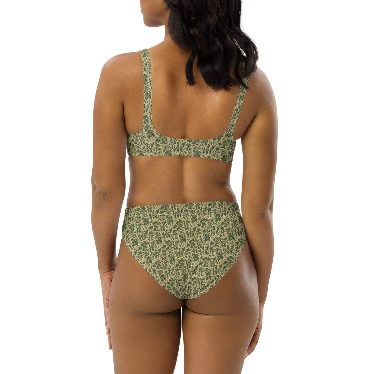 Pietruszka Camo High-Waisted Bikini Set _ Concealing Coloration