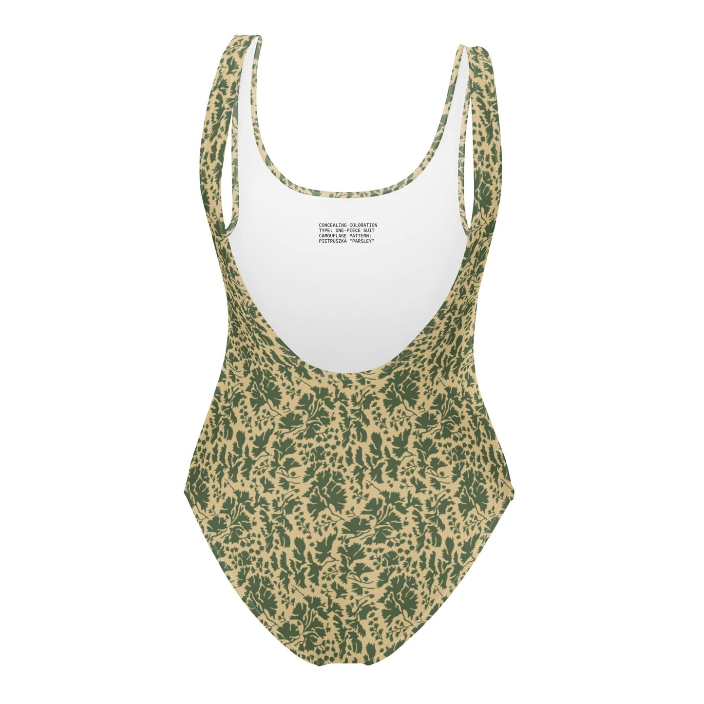 Pietruszka Camo One-Piece Swimsuit - Concealing Coloration