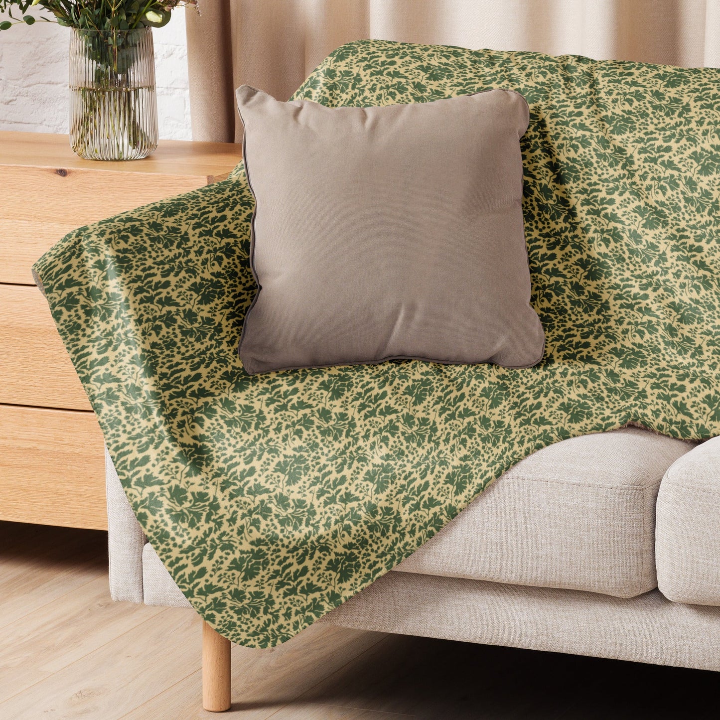Pietruszka Camo Sherpa Blanket 60" x 80" _ Concealing Coloration