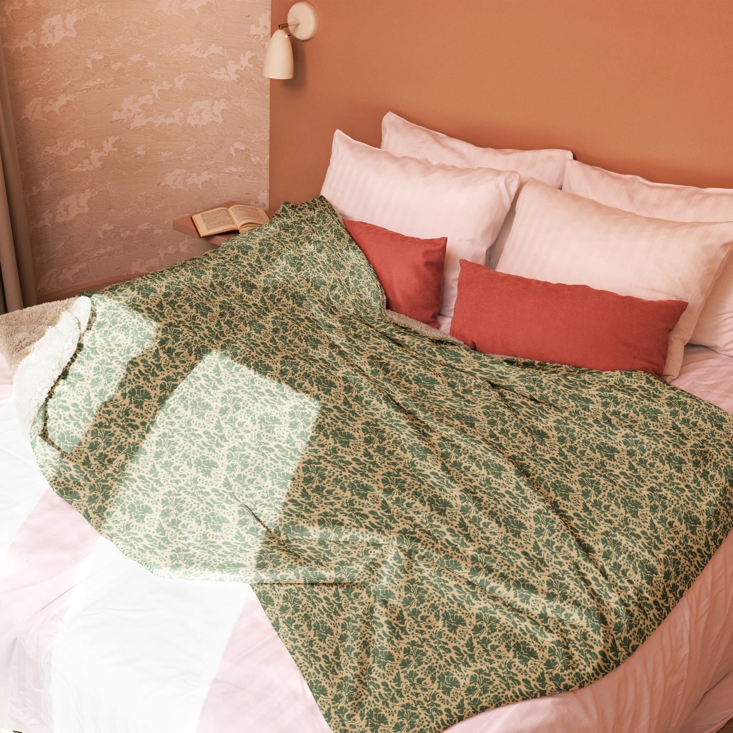 Pietruszka Camo Sherpa Blanket 60" x 80" _ Concealing Coloration