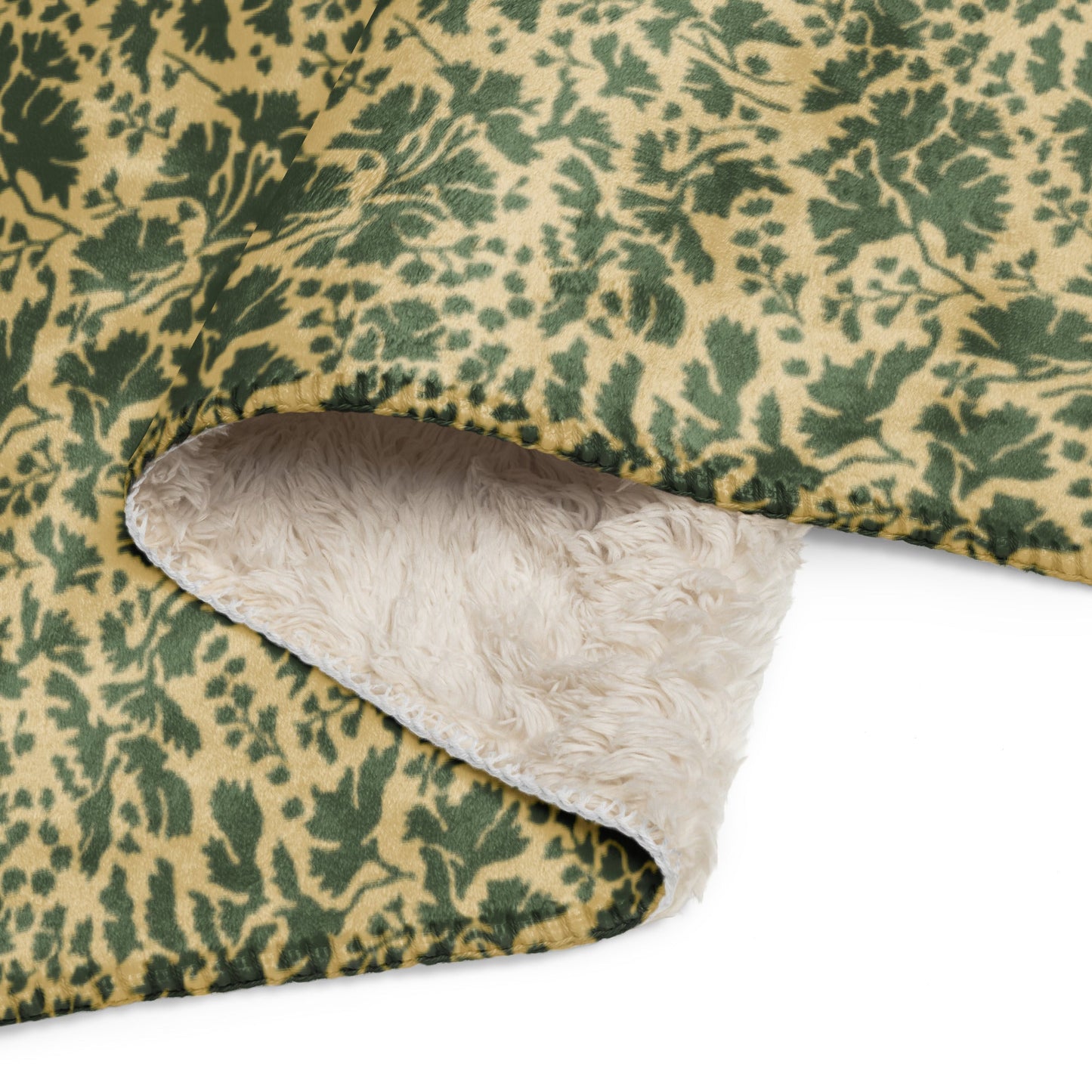Pietruszka Camo Sherpa Blanket 60" x 80" _ Concealing Coloration